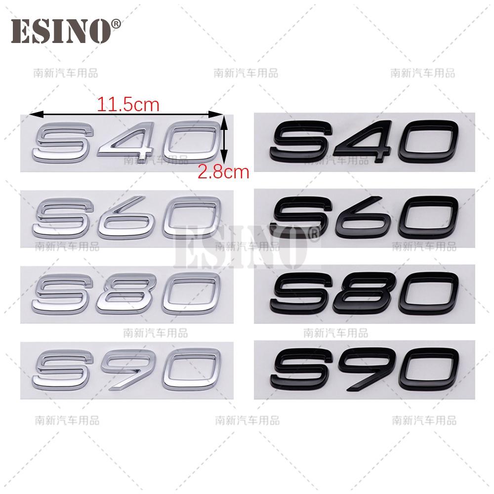 Stylizacja Samochodu 3D ABS Samoprzylepna Tylna Klapa Bagażnika Emblemat Odznaka Naklejka Decal dla Volvo S40 S60 S80 S90
