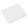 12 Wells Porcelain Paint Palette Dustproof White Watercolor Paint Palette for Nail Art Painting