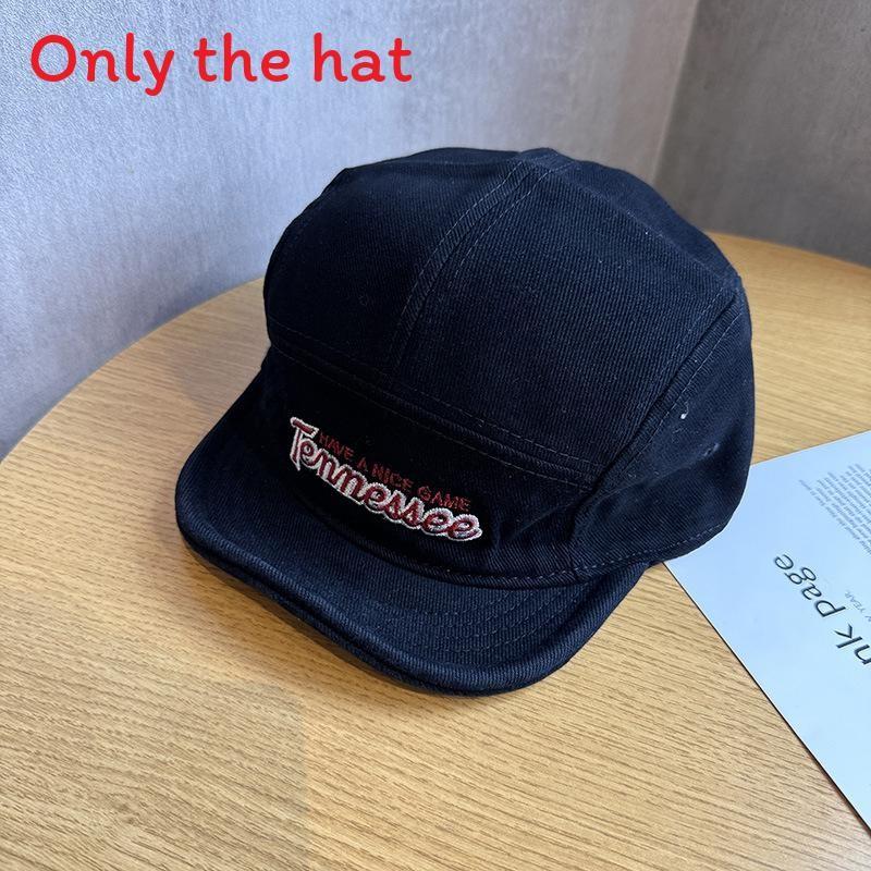 Винтажная хлопковая бейсболка с регулируемой посадкой для ношения летом и зимой Black