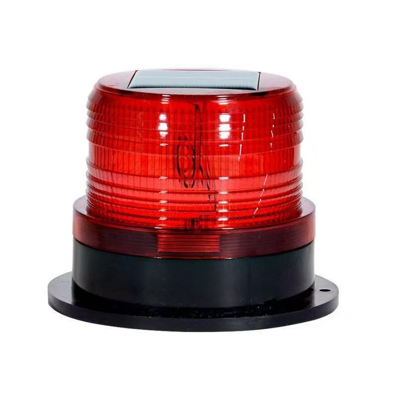 Solar-Powered Magnetic Warning Light for Construction Vehicles