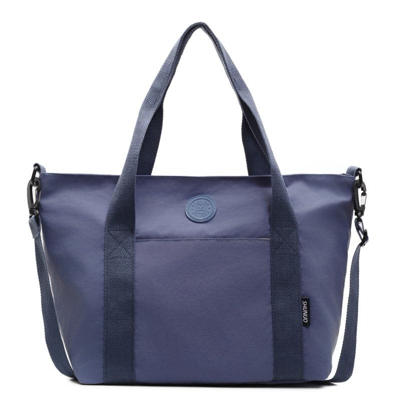 Simple literary cloth bag, women's work portable shoulder bag, large-capacity casual messenger tote bag