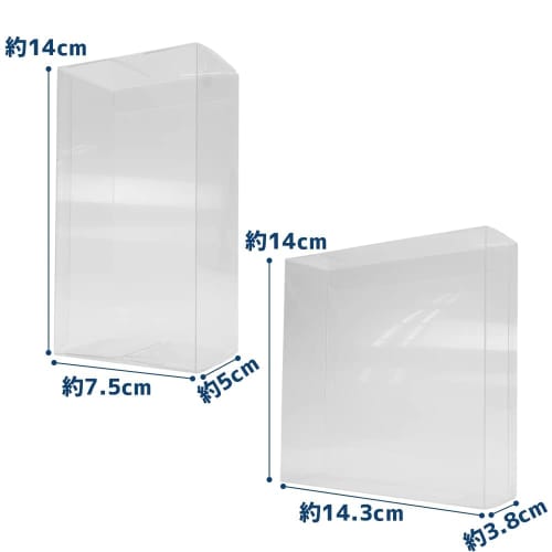 Trading Card Box Cases, Full Protection, Anti-Deterioration, Shrink-Wrapped, for Assembly, Storage, and Display (10 Pieces)