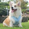 The Ompet X type dog chest strap harness leash set, Sky