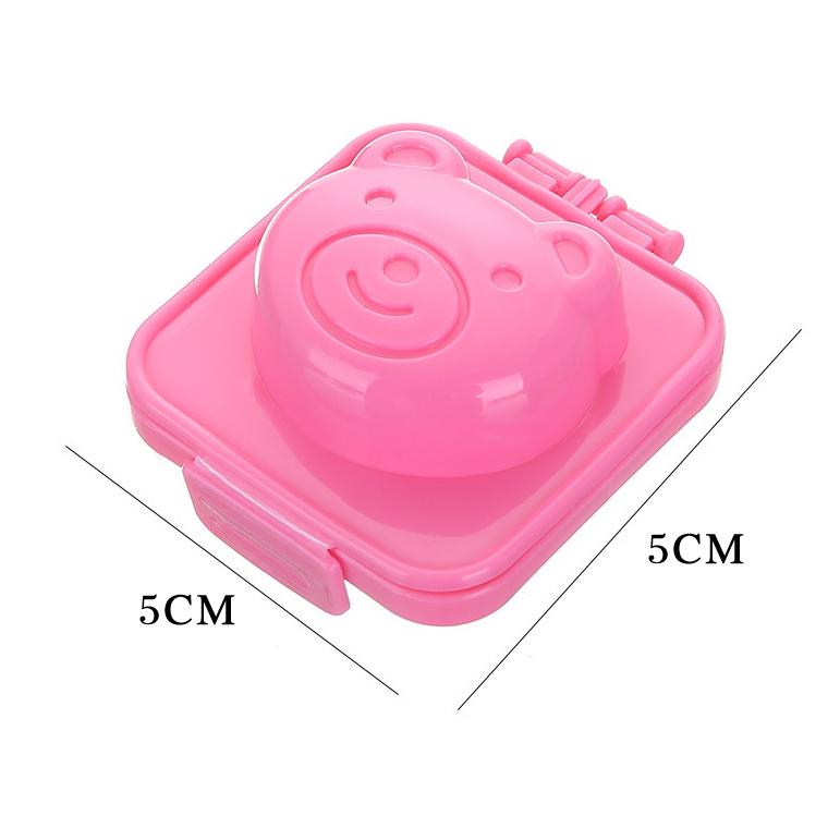 6/8ks Kreslený DIY Forma na vařená vejce Forma na rýžové koule Vytvářeč bento Nástroje na sushi Náhodná barva Kuchyňské doplňky Kuchyňské pomůcky