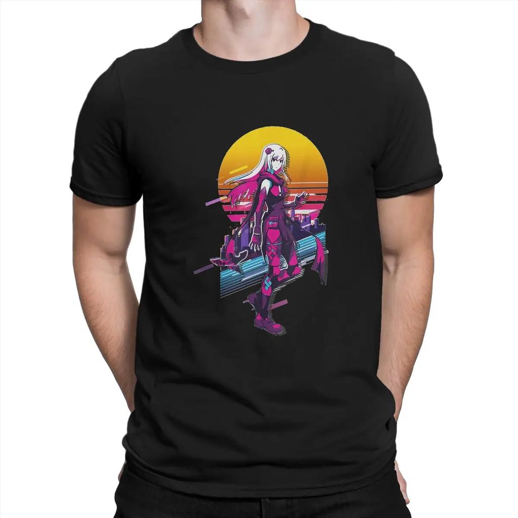 Scarlet Nexus Men's TShirt Anime Fashion T Shirt Harajuku Streetwear New Trend