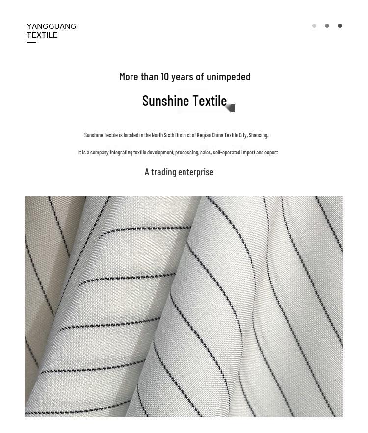 Twill Garngefärbt Arbeitskleidung Streifenstoff - Lässige Uniformhosen & Anzugrock