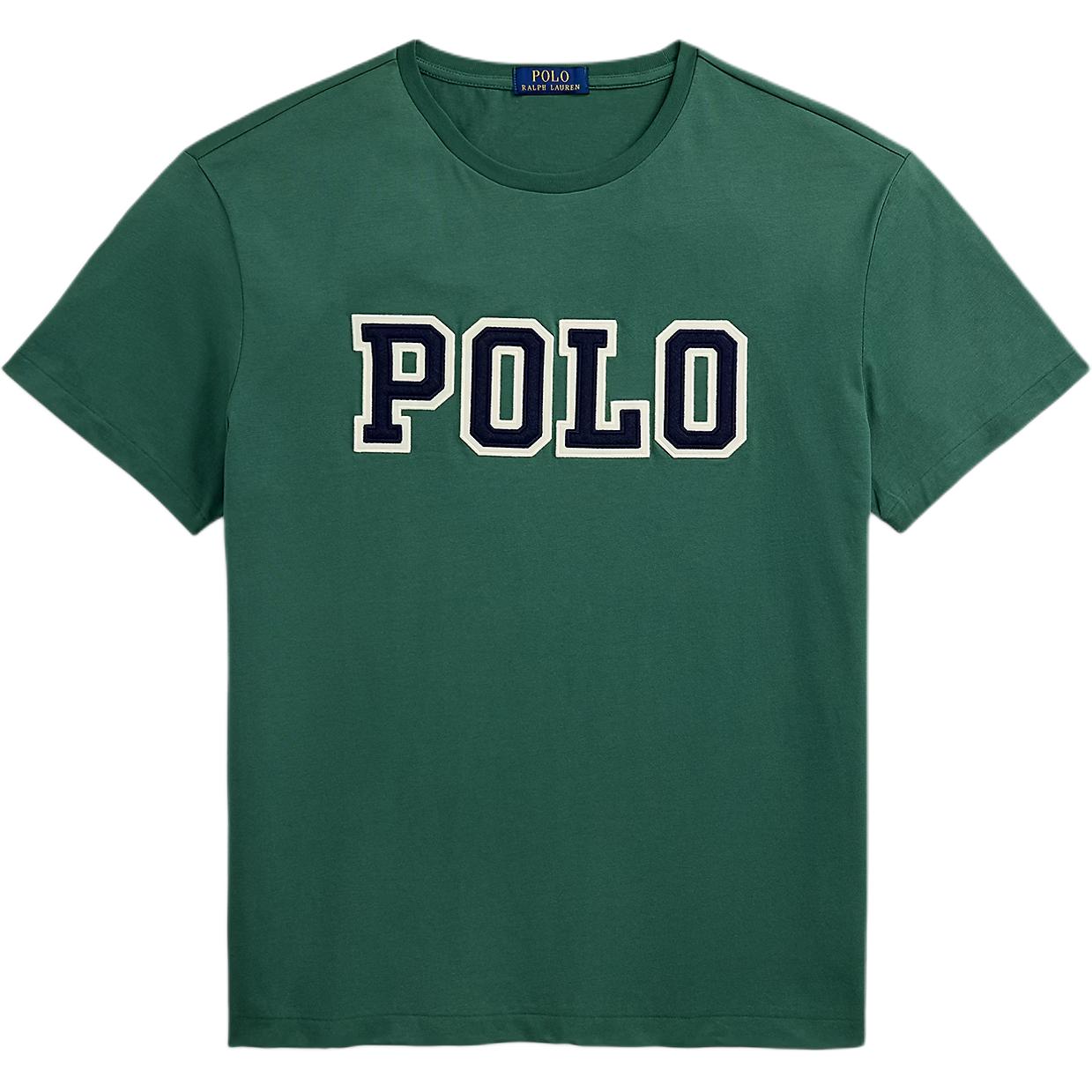 

Polo Ralph Lauren Classic Fit Logo Knit T-Shirt Men tops Forest-Green 710972663-003 XL