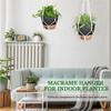 M-Modern-10 Inch Hanging Planter For Indoor Plants, 2 Pack Self Watering Hanging Baskets Flower Pots With Drainage Hole