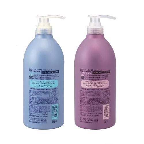 Salon Link Non-Silicone Shampoo 1000ml + Conditioner 1000nl