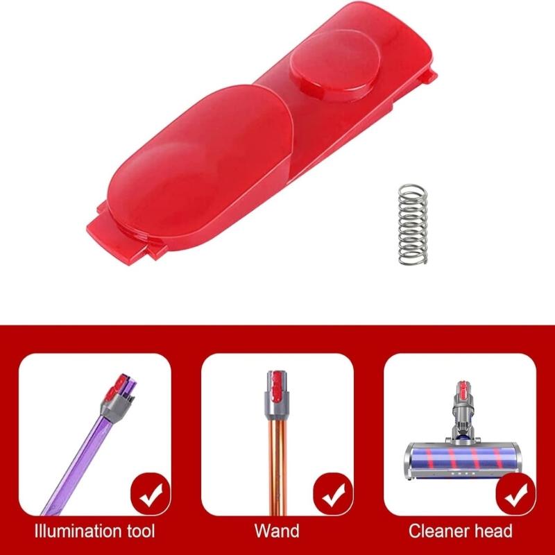 Easy To Install Vacuum Head Clip Button Cleaner Electric Drives Part for Effortlessly Replacement Reliable Connection