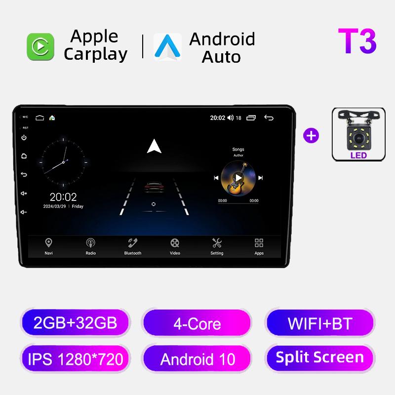 GPS Navigation For Ford Fusion 1 2005-2012 Car Radio 4G WIFI Multimedia Video Player BT Carplay DSP Android Auto 2Din Stereo