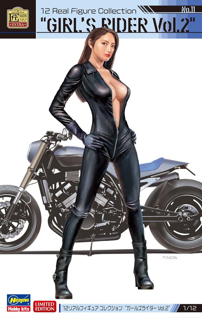 Hasegawa Real Figure Collection Girls Rider Nenabarvená pryskyřičná stavebnice SP504 1/12 č.11 sv.2