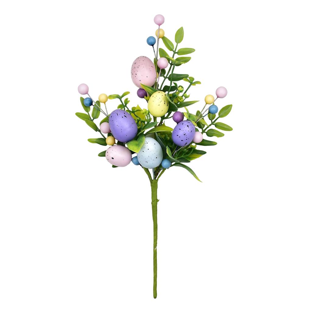 Easter Home Decor Bouquets, Artificial Painted Eggs, Cuttings