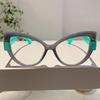 2026 Retro Cat Eye Glasses Frames Women Vintage Big Frame Computer Optical Eyeglasses Clear Lens Fashion Lady Spectacles