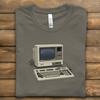 Retro Computer Tee, Vintage Tech Shirt with Classic 1980s Graphic