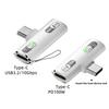 Type C Headphone Adapter PD 100W Audio Aux Splitter for Xiaomi 10Gbps Data Transfer Chip Mic Support Fast Charging USB Adapter for Samsung