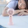 Spray Fan Cartoon Pet Shape Quiet Silent Motor USB Rechargeable Multi-Speed Wind Humidification Handheld Portable Mist Fan
