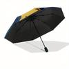Disney Winnie the Pooh Themed automatic opening and closing folding umbrella, portable - durable, 8-rib umbrella frame, very suitable for bu