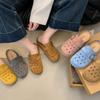 Thick-soled Bag Head and Half Slippers, Women Wear New Hole Shoes In Summer, and a Pair of Cool Slippers