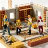 Miniatur 1:64er Maßstab Bauarbeiter Figur Harzmodelle Dioramen Figur Realistische Requisiten Ornamente Geschenk