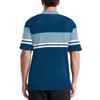 2026 Summer Men's Polo Shirt with Stripes Print Breathable Lightweight Casual Fashionable Outdoor