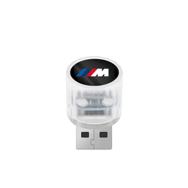 LMHKH1 2026 Car Sticker USB LED Car Light Auto Interior Atmosphere Light For M Performance BMW M M3 M5 M6 X1 X2 X3 X5 X6 X4 E30 E39 E46