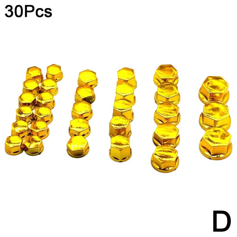 Univerzální 30KS motocyklový modelovací pokovovací matice dekorativní šroubovací víčko Pro Yamaha FZ1 FAZER FZ6 FZ6R FZ8 XJ6 MT01 MT03 MT-07 H3L6