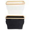 Toilet Paper Storage Basket Roll Paper Organizer Foldable Toilet Paper Holder with Lid for Bathroom