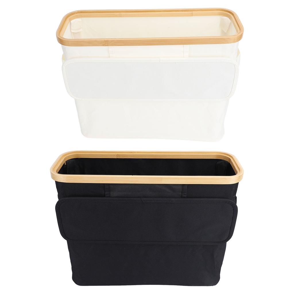 Toilet Paper Storage Basket Roll Paper Organizer Foldable Toilet Paper Holder with Lid for Bathroom