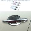 For Toyota Highlander 2008-2013 ABS Chrome Side Smart Door Handle Cover Trim 8X