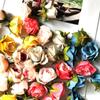 10/20 st 4 cm Ros Silke Konstgjorda Blommor Huvuden För Bröllopsdekoration Fest Heminredning Krans Scrapbok Gåva Hantverk Falsk Blomma