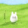 3Pcs/Bag Cute Mini Totoro Doll Resin Car Ornaments Micro Landscape Figurines Diy Accessories Home Decor Dollhouse Toy Kids Gifts