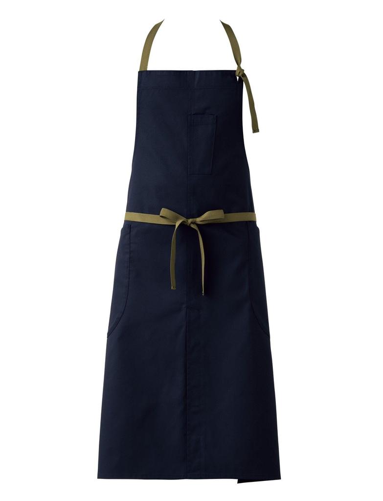 Chest Free Size [Seven Uniform] CT2350-1 Apron, Navy,