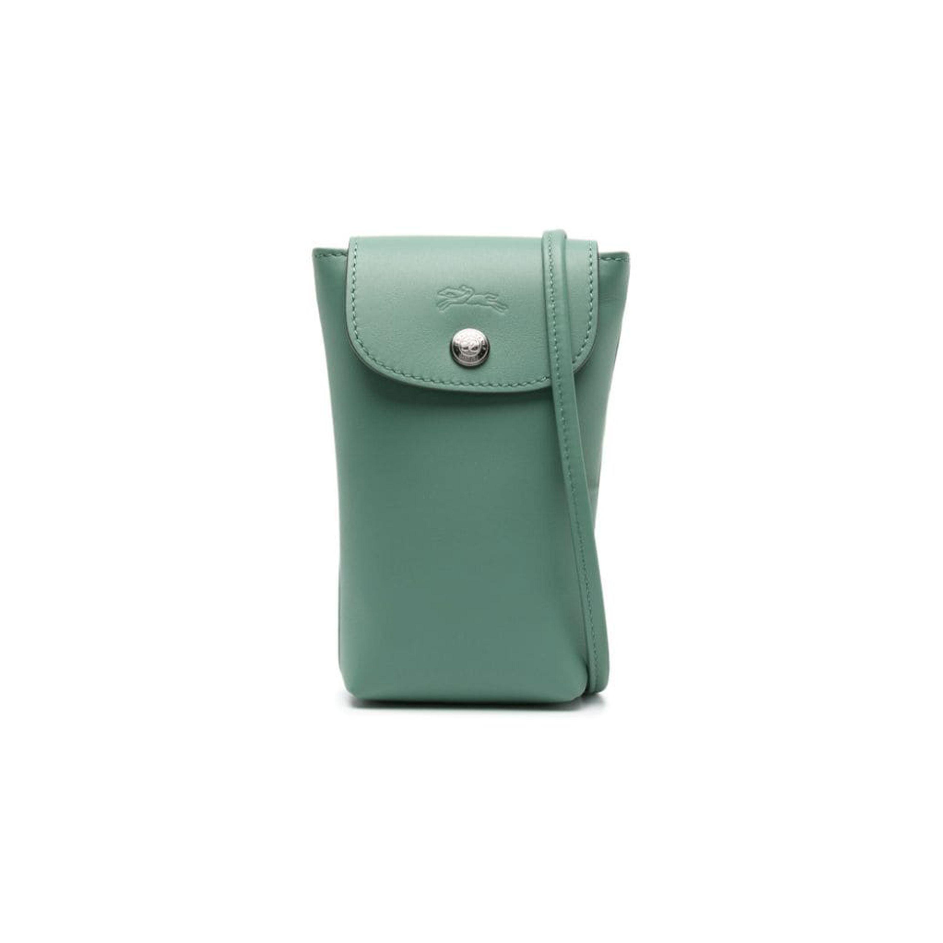 

Longchamp Le Pliage Xtra Embossed Logo Leather Shoulder Crossbody Phone Bag Women bags Sage-Green 34178987D90 Basic Set (Bag+Dust Bag)