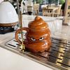 Ceramic Poop Cup 500ml Creative Coffee Mug with Spoon Comfortable Grip Tea Mug Novelty Drinkware Gifts