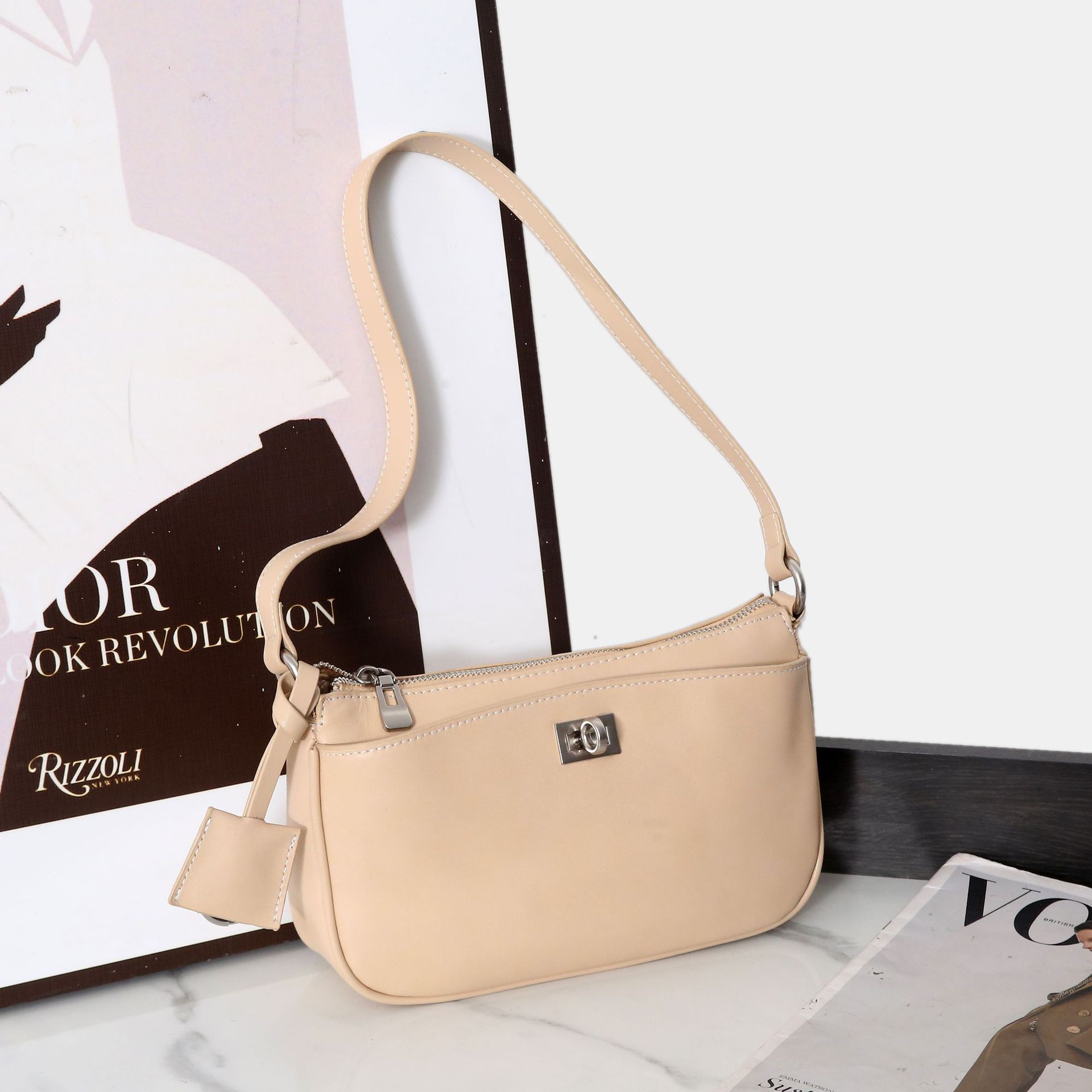 

Универсальная женская сумка из коровьей кожи, сумка через плечо, простая женская сумка, сумка-пельмень на молнии