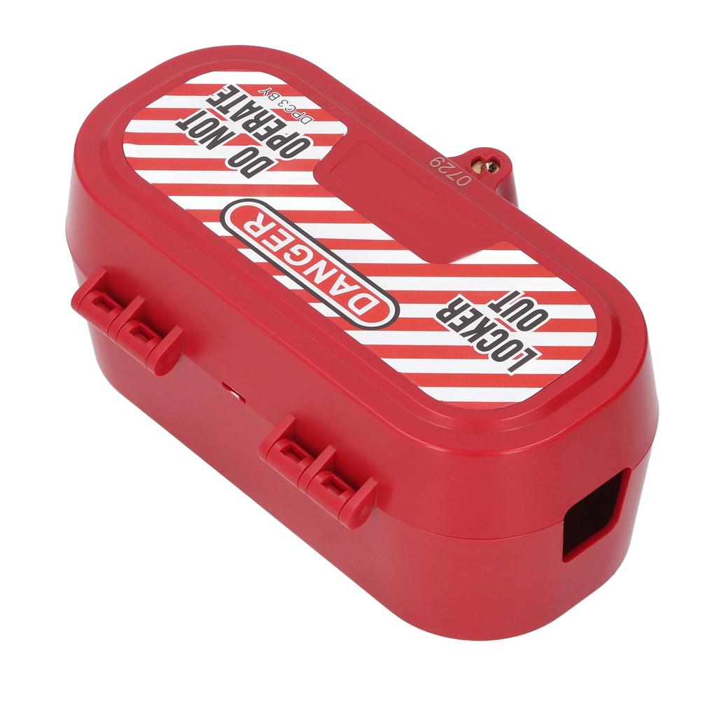 DPC3 Plug Lock Box with Keys and Tags Power Plug Security Lockout Device for Industrial Electrical