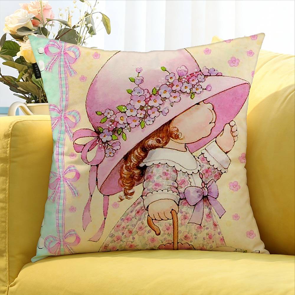 S-Sarah K-Kay Vintage Country   Various Sizes Square Pillow Case For Car Home Bedchamber Decor