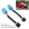2PCS Electrical Connector Adapter for Harness 9007 H2 Headlight 12V‑24V Outdoors