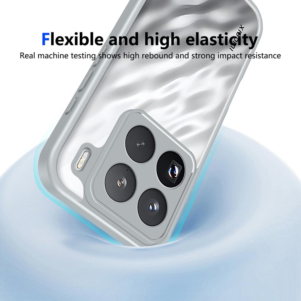 For Xiaomi 15T Pro 5G Case Shockproof Air Cushion Silicone TPU Bumper Clear Matte Back Cover Hard Case for Xiaomi 15T Pro 15TPro