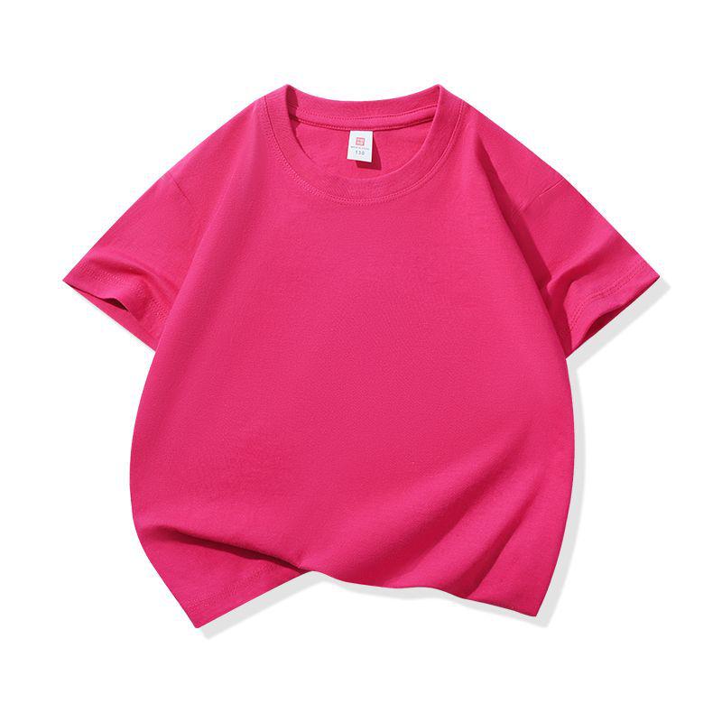 Customizable Kids' Summer Short Sleeve T-shirt with Logo Print
