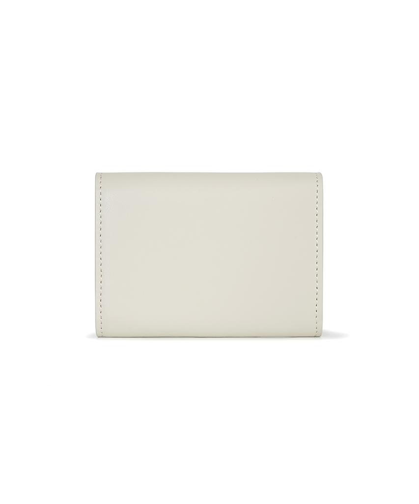Fennec Matt Triangle Wallet - Cream