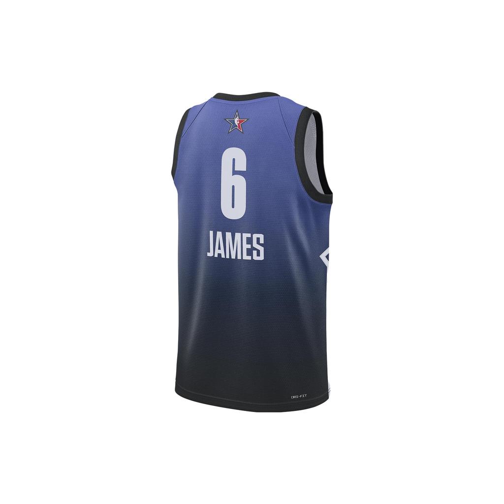 Nike Letter Print Round Neck Sleeveless Basketball Jersey Men Jerseys Sapphire DX6328-511