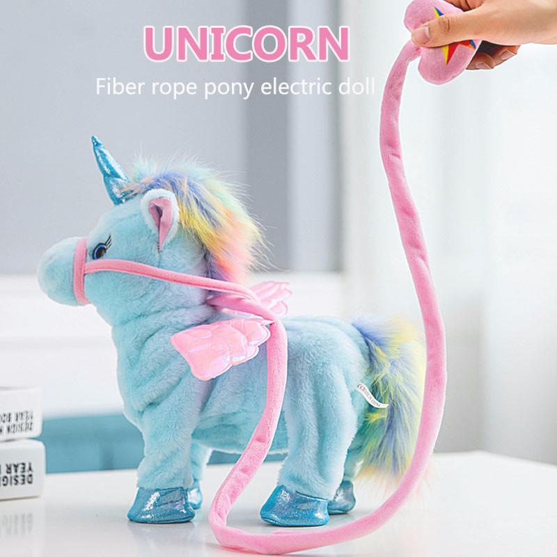 Ins Cute Unicorn Leash Flying Horse 