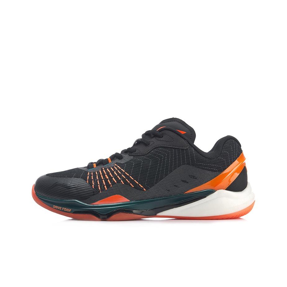 

Li Ning Great Sage Спортивные Амортизирующие Нескользящие Низкие Беговые Кроссовки Унисекс Черно-Оранжевые AYAP013-1 43⅔