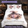 Personalized 3Pcs Bedding SetTaylor Swift Custom Text Duvet Cover Pillowcase Set Bedroom Gift