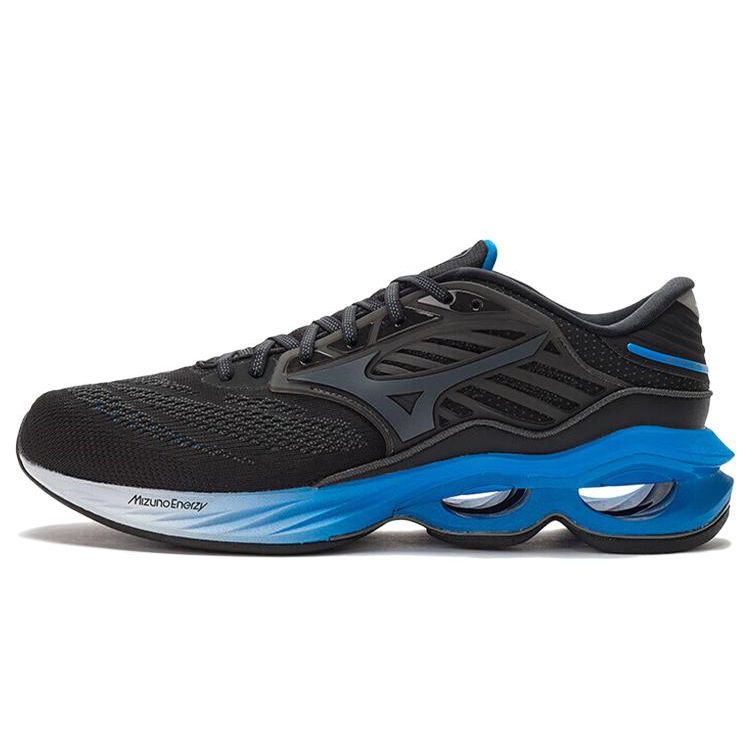Mizuno Creation 23 Carbon Plate Shock Absorption Non-Slip Durable Breathable Low-Top Running Shoes Men Sneaker Black Blue J1GC220156