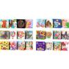 12PCS DIY Diamond Painting Greeting Card Set Festival Pattern Diamond Art Handmade Cards for Birthdays Thanksgiving and Holidays