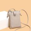 Solid Color Simple Phone Bag Fashionable Mini Versatile Diagonal Cross Bag