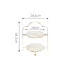 Nordic Ceramic Multi-tier Dessert & Snack Stand
